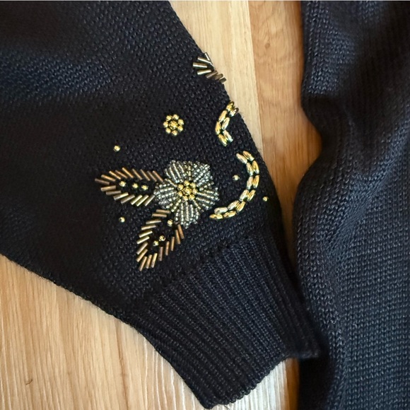 Vintage Dana Scott Beaded Sweater - Picture 5 of 8